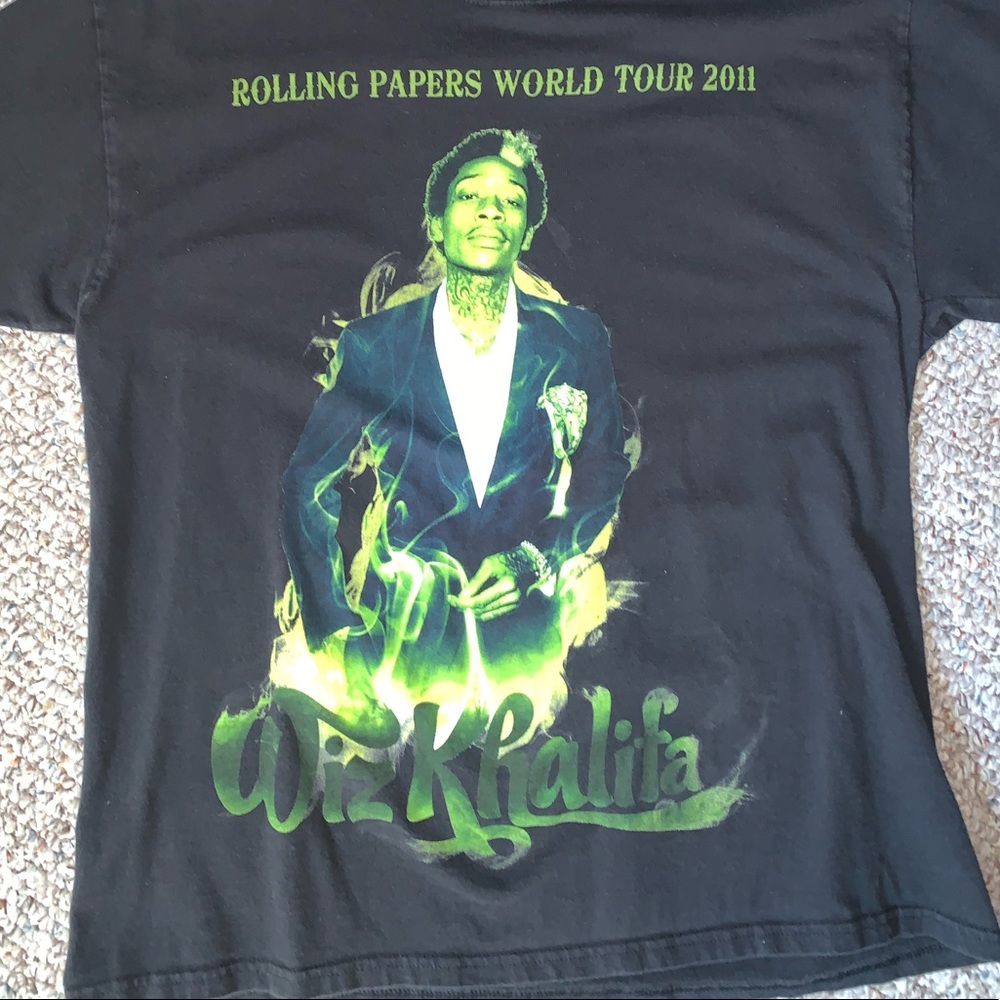 WIZ KHALIFA ROLLING PAPERS WORLD TOUR ‘11 BANDTEE